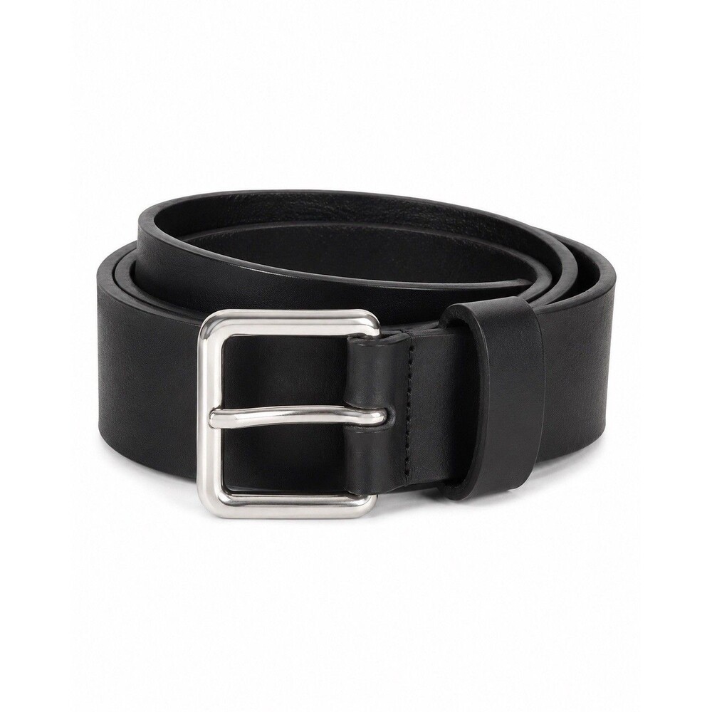 Polo Ralph Lauren Men’s Black Full Grain Leather Belt Italy Size 50/125